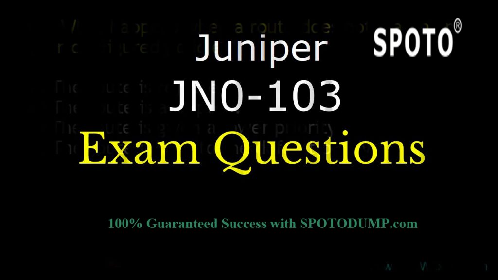 JN0-104 Dumps Free