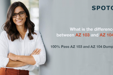What is the difference between AZ 103 and AZ 104?