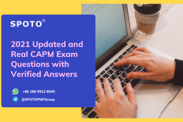 2021 Updated and Real CAPM Exam Questions with Verified Answers