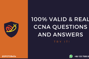 100% Valid & Real CCNA Questions and Answers-Try it!