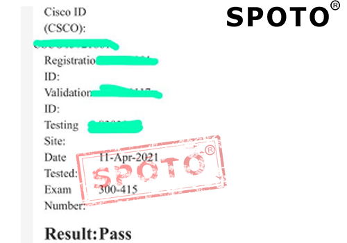 Exam 300-415 Format